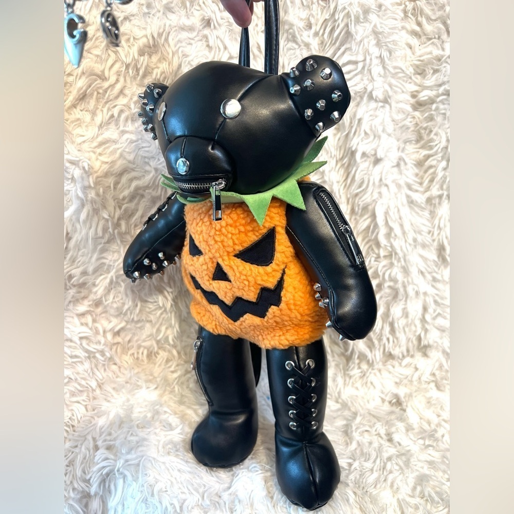 🖤🎃DOLLS KILL ADORABLE Jack O’ Tormented Teddy Backpack🖤🎃 NWT - Picture 14 of 16